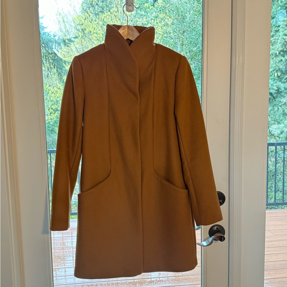 Wilfred Cocoon Coat - Tobacco color - Size S